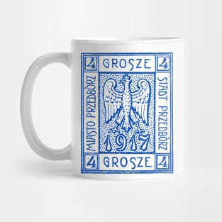 Vintage Poland Eagle Stamp 1917 Polska Mug